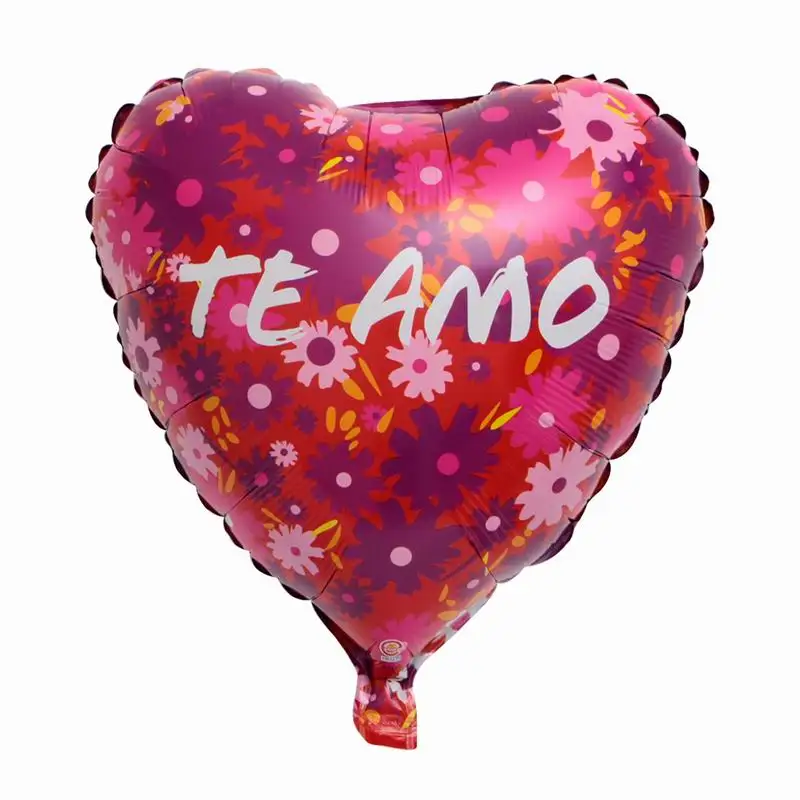 18 дюймов 10 шт сердце испанский I Love You воздушные шары надувные фольгированные шары Свадебные украшения День Святого Валентина гелиевый воздушный шар Globos