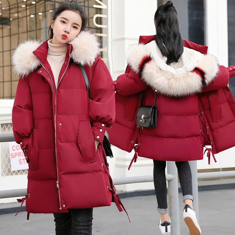 

Students Loose-Fit BF Cotton-padded Jacket Women's 2018 Winter New Style Korean-style Thick Short down Jacket Cotton-padded Clot