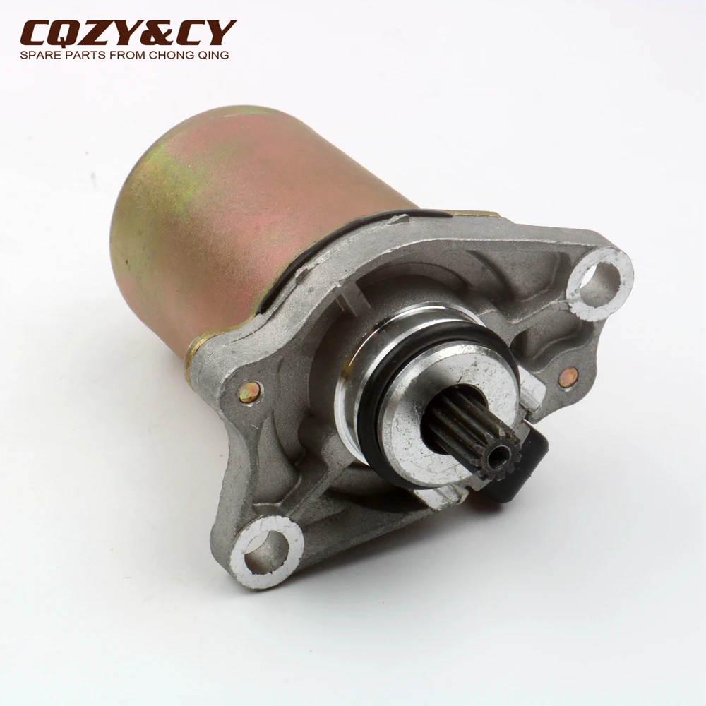 Scooter 11 teeth Electric starter motor for Peugeot 50 Buxy Elyseo Elystar Speedfight Tkr Trekker 50cc 2-stroke
