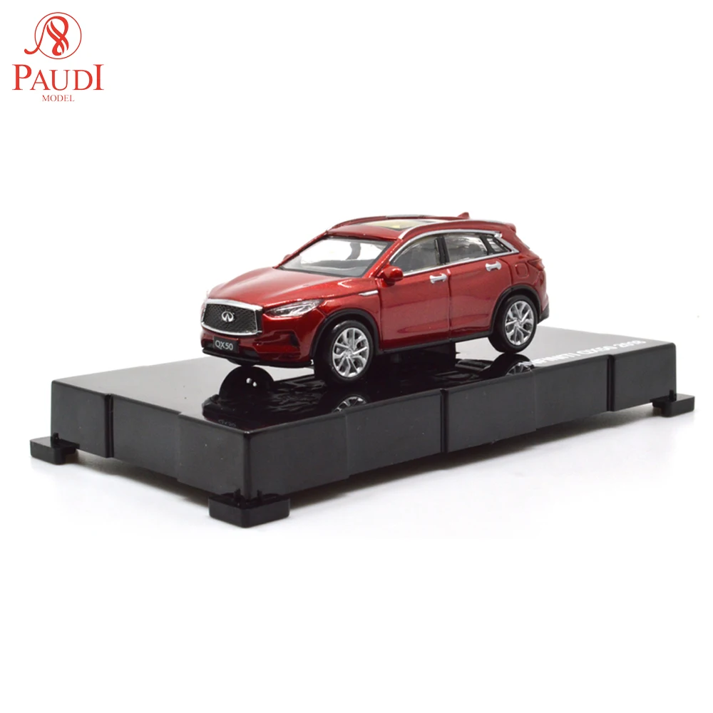 

Paudi Model 1/64 1:64 Scale Infiniti QX50 Red 2018 Diecast Car Model Toys Boys Girls Gifts