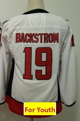 Все Прошитые Молодежные Детские трикотажные изделия TJ Oshie ALEKSANDER Ovechkin Tom Braden Holtby Nicklas Backstrom Evgeny Kuznetsov - Цвет: Коричневый