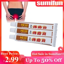 3 pçs huatuo hemorróidas pomada tratar hemorróidas internas externas creme inchaço alívio da dor fissura anal cuidados com o corpo gesso