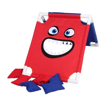 

Kids Throwing Sandbags Game Set Cartoon Sandbag Throwing Rack Set Sand Bag Toss Kit Educational Playthings with 6 Sandbags