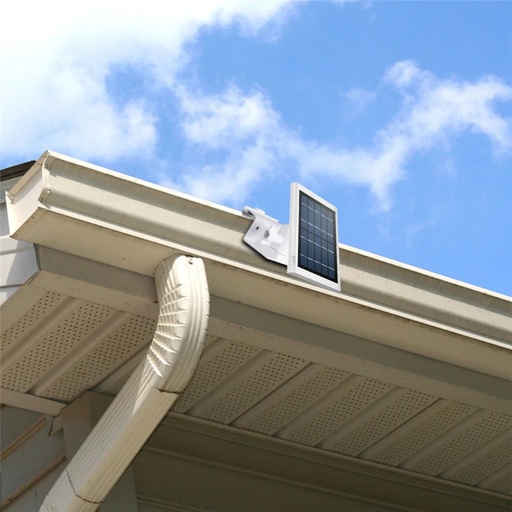 Держатель Желоба для кольцевой солнечной панели, наружная крыша Регулируемая на 180 градусов поворотный кронштейн обеспечивает лучший угол для вашей камеры