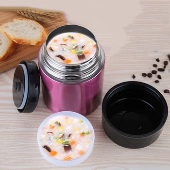 

800/1000ML Food thermos Stainless Steel large capacity Double Wall Insulated Vacuum Flask Lunch Box Soup Containers Thermocup