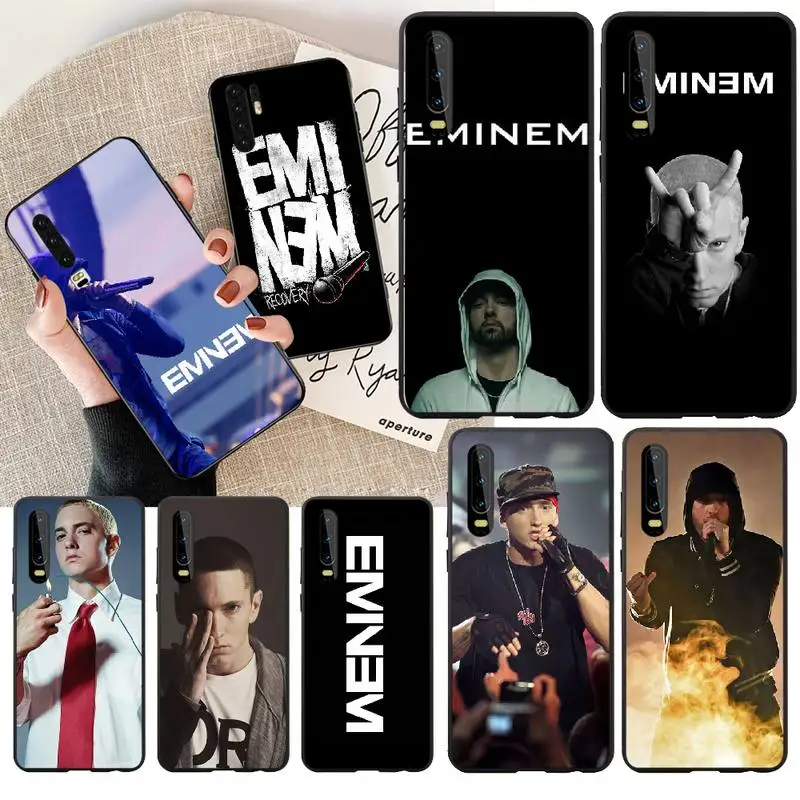 

NBDRUICAI Hip Hop Rapper Eminem rap DIY Printing Phone Case cover Shell for Huawei Honor 20 10 9 8 8x 8c 9x 7c 7a Lite view