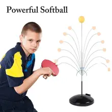 Portable Table Tennis Set Trainer Elastic Shaft Training Machine Fitness for Children Training Ball with Leisure Decompression