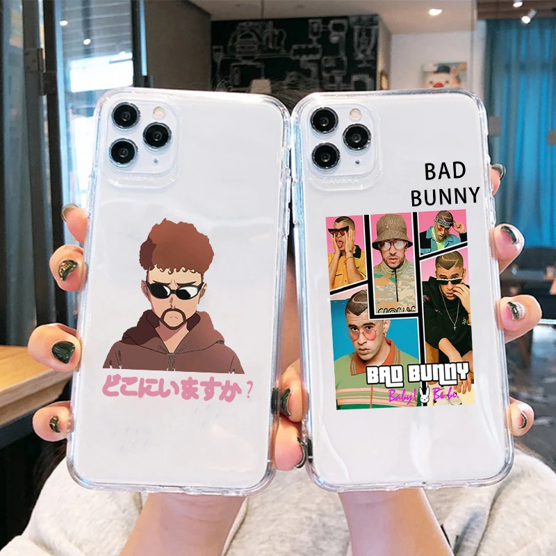 Yo Perreo Sola Bad Bunny Maluma Case for IPhone 11 12 13 Mini Pro Xs Max 8 7Plus X XR SE3 Soft TPU Phone Cover Transparent Funda iphone 13 mini leather case