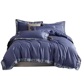 

Eskimo Satin 4-Piece Bedding Set Tribute Digical Printing Spliced Edges Corner The Fabric Count 100 Cotton