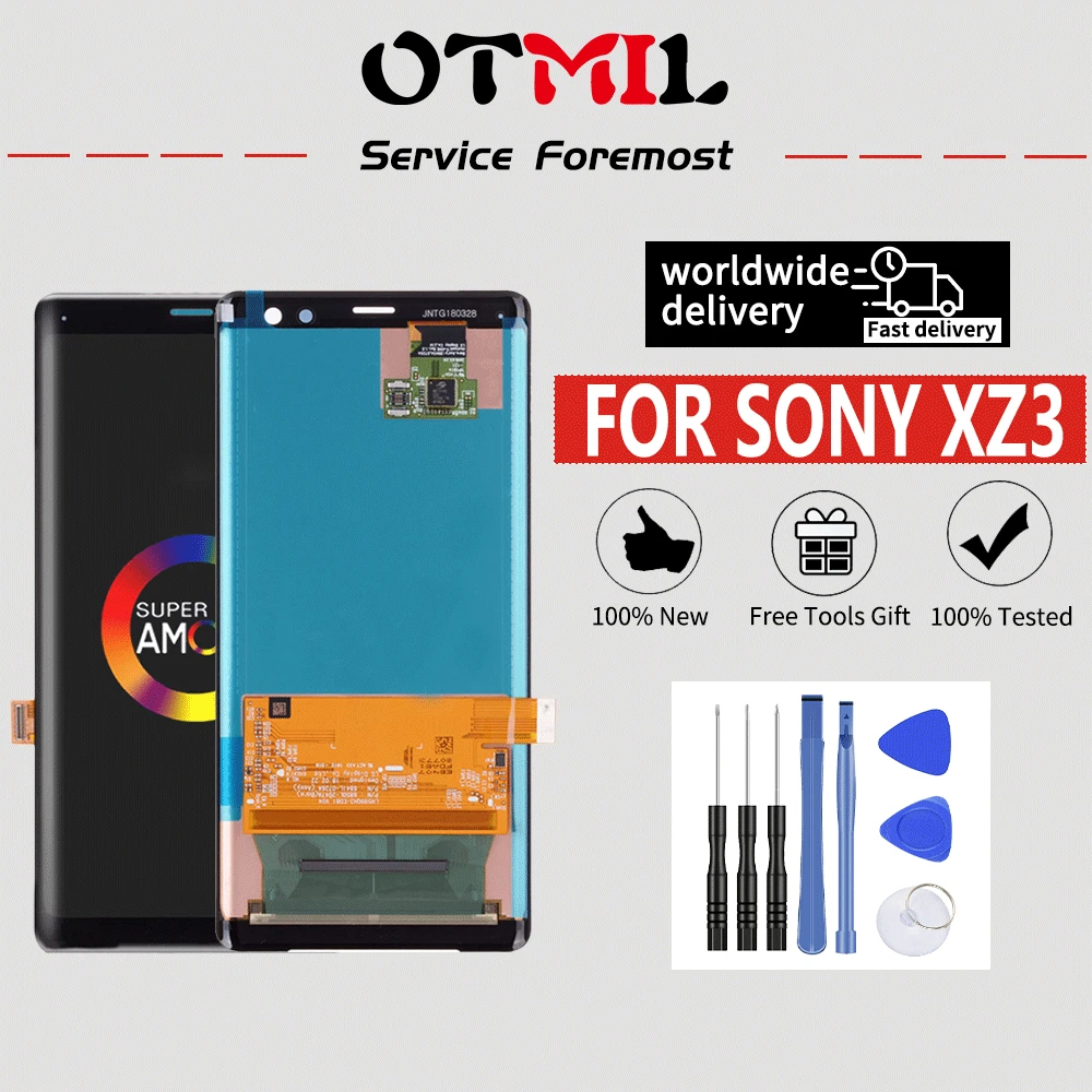 OTMIL 6 0 дюймов без светового пятна для SONY Xperia XZ3 H9493 H8416 H9496 ЖК дисплей сенсорный