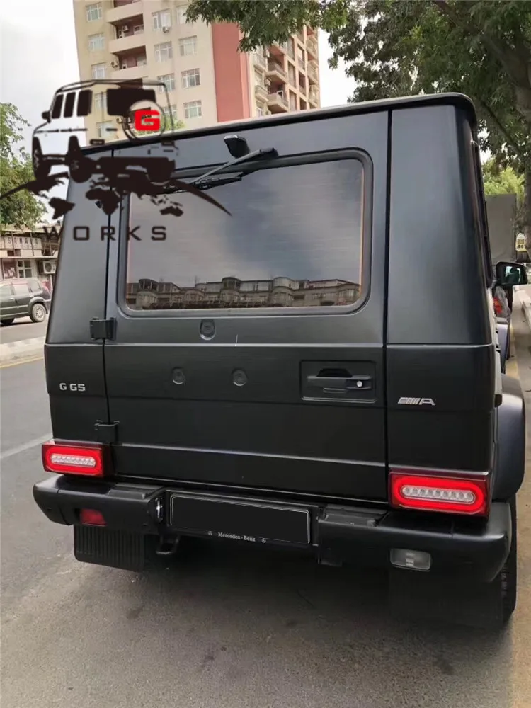 G works задние фонари для G Class W463 G63 G65 G500 90-15 светодиодный красный черный и(последовательный) непригодный 16-17