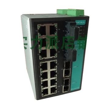 Billig Neue Original-Spot Foto Für MOXA EDS-518A-SS-SC 2 Optische Port 16 Elektrische Port Netzwerk Management Industrielle Ethernet Switch