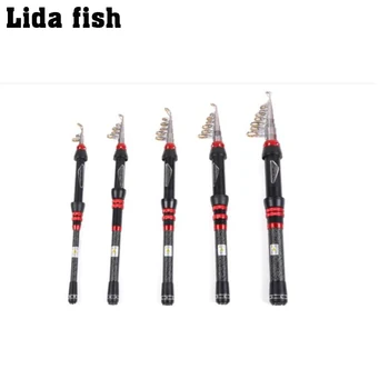 

Lida Fish Brand High Quality Carbon Ultra Short Mini Telescopic Fishing Rod 1M-2.3M Rotating Powerful Fishing Rod