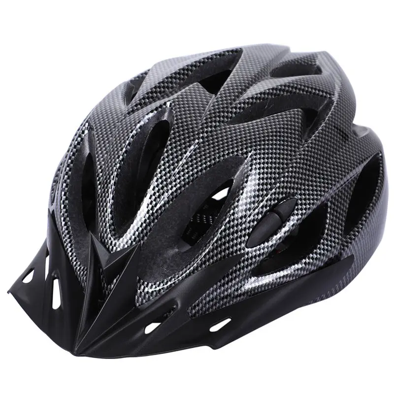 

ABUO-Carbon Bicycle Helmet Bike MTB Cycling Adult Adjustable Unisex Safety Helmet