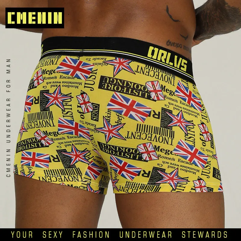 Мужские трусы боксеры нижнее белье с рисунком из дышащей сетки фирменное Мужское