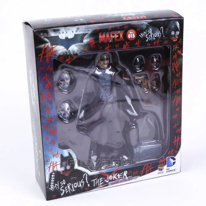 DC Comics Джокер Бэтмен Темная ночь Джокер MAFEX фигурка подвижная модель игрушки