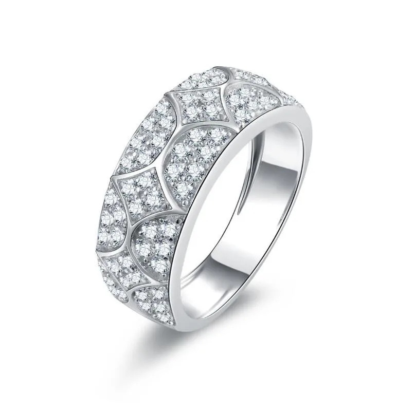 

925 sterling silver men's ring SONA ring Valentine's Day gift Engagement Jewelry