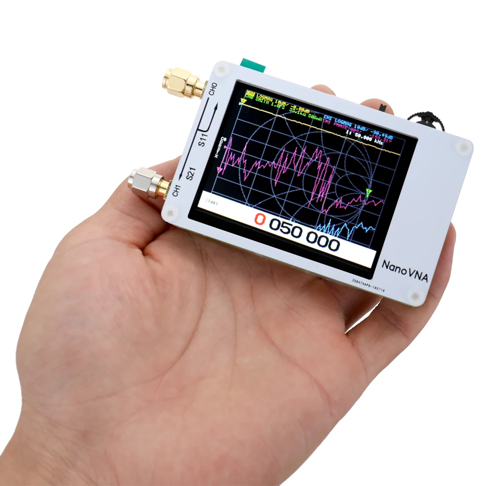 

Nano VNA Vector Network Analyzer 50KHz-900MHz Digital Touching Screen Shortwave MF HF VHF UHF Antenna Analyzer Standing Wave
