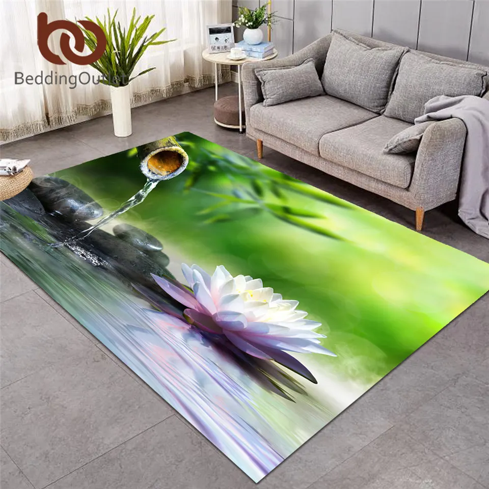 Beddingoutlet 3d Print Carpets For Living Room Zen Garden Floor Mat