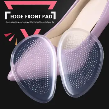 

Gel Shoe Insole Gel Foot Cushions Healthy High Heels Window Shopping 2pcs Travel Women Durable Absorbing Pain Insole