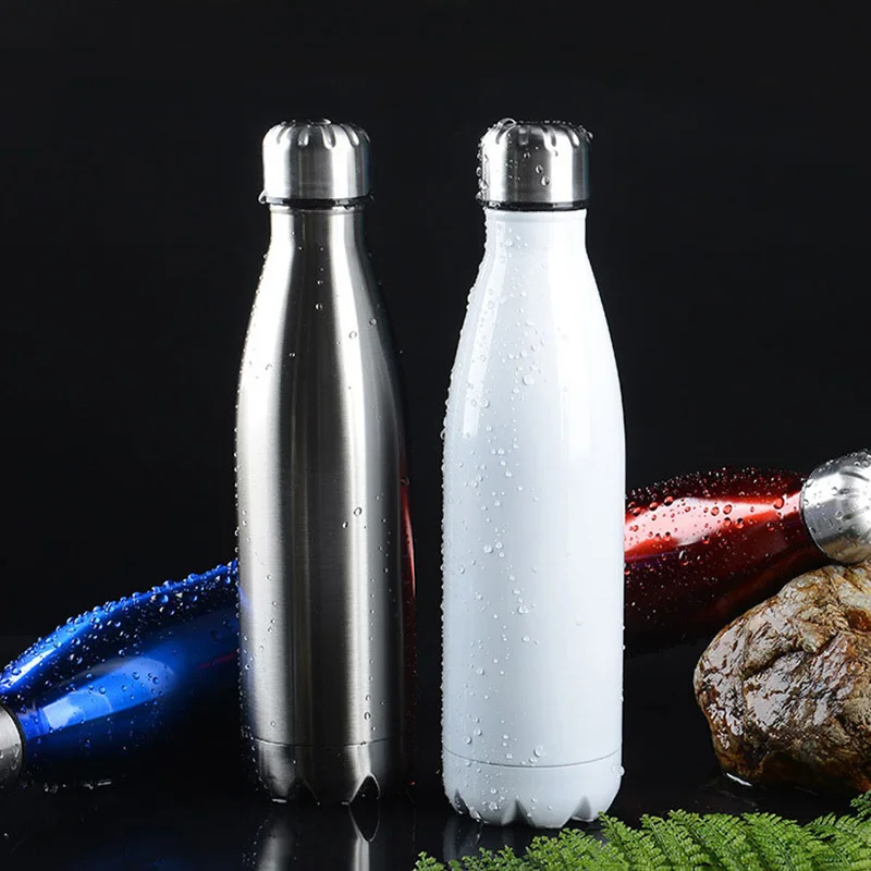 500 мл двухслойная Изолированная вакуумная колба из нержавеющей стали бутылка для воды термос без бисфенола А для спортивных бутылок для воды