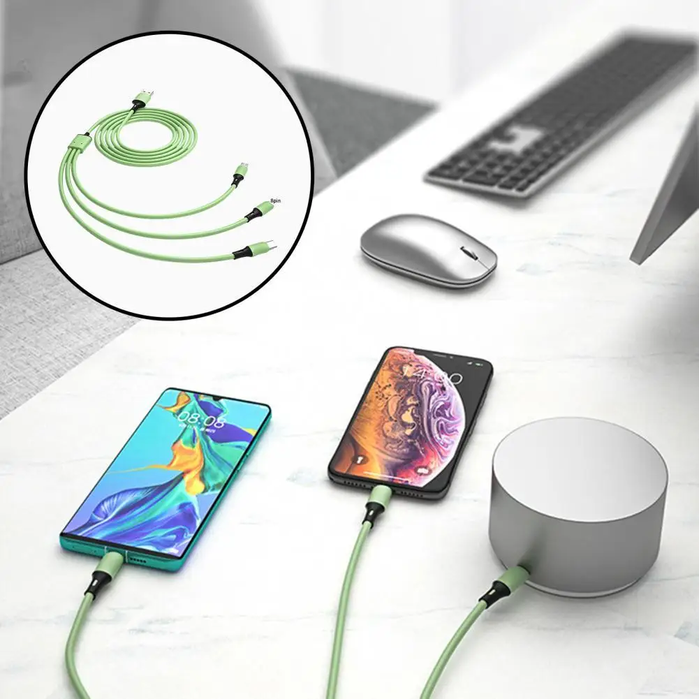 USB-кабель 3 в 1 для iPhone 6 7 8 Plus X XR Samsung S7 Xiaomi мульти-зарядное устройство быстрой