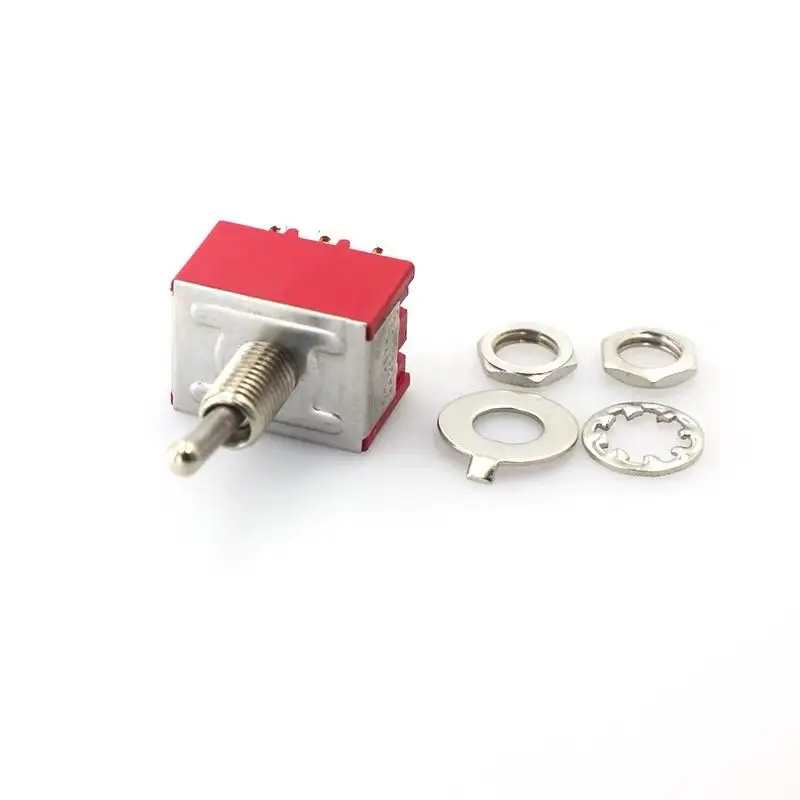 Красный Мини MTS 302 6 мм 9 Pin 2 положения Вкл/вкл 5А/125VAC 2A/250VAC тумблер|Выключатели| |