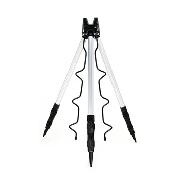 

Telescopic Aluminum Alloy Fishing Rods Folding Stand Tripod Sea Fishing Rod Holder Adjustable Tripod Sea Fishing Rod Holde