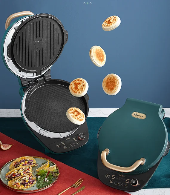 Removable non-stick frying pan household double-side heating deepens pancake magic utensil small electric cake file J03