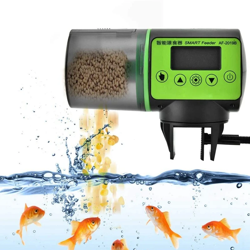 Alimentador de peces automático para acuario, Accesorios para tanque de peces, alimentador de pesca automático, dispensador, envío directo