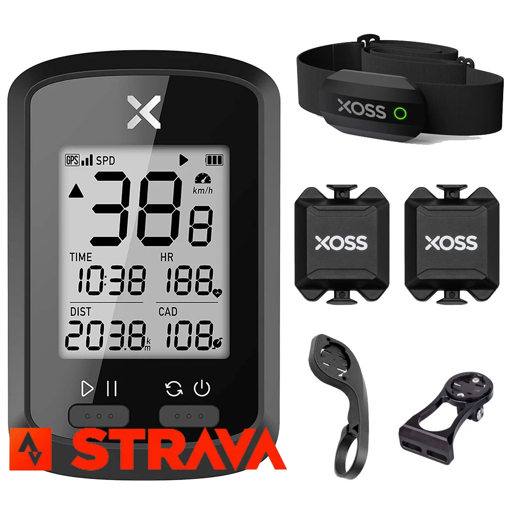 Велосипедный компьютер XOSS G + GPS спидометр для горного велосипеда 1 8 дюйма