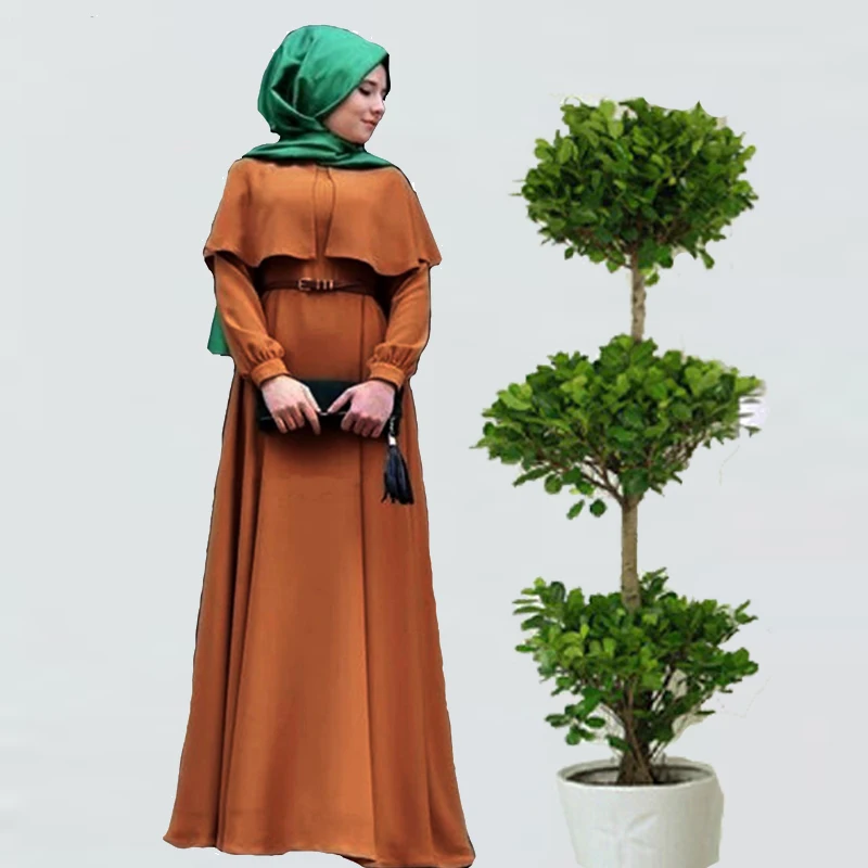 muslim abaya dresses Индивидуальная накидка-стиль Дубай Абая Турецкая женская одежда мусульманское платье исламское коктейльное дамское винтажное Макси-платье с длинным рукавом - Цвет: muslim abaya dresses