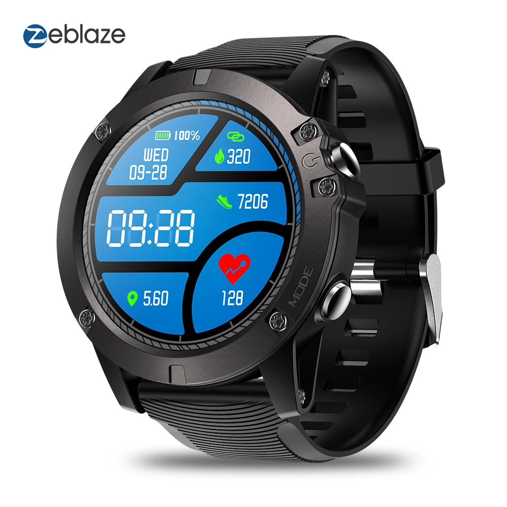 

Zeblaze VIBE 3 PRO Color Touch Display Sports Smartwatch Heart Rate IP67 Waterproof Weather Remote Music Men For IOS & Android