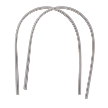 2 Pieces Car Window Windshield Quality Silicone Wiper Blade Strips 26'' Gray