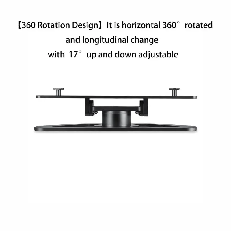 

Adjustable Bracket Aluminum Office Holder 360 Degree Rotation Home Base Mount Stand for Amazon Echo Show 2nd Generation