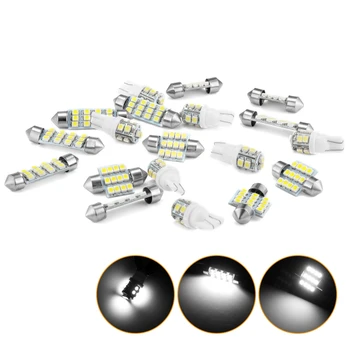 

20Pcs/Set For T10 License Plate Light 31mm LED Map Dome Light License Plate Light Auto Accessories Interior Package Lights Kit