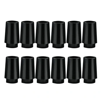 

12Pcs Black .355 Golf Irons Shaft Ferrules for Taylormade Callaway Titleist Golf Irons Shaft Accessorie