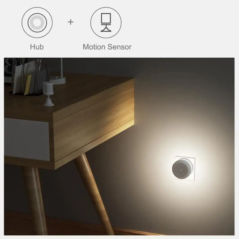 Aqara концентратор Mi шлюз с RGB светодиодный ночной Светильник смарт-работа с для Apple Homekit и Aqara Смарт-приложение для MI умный дом поставки