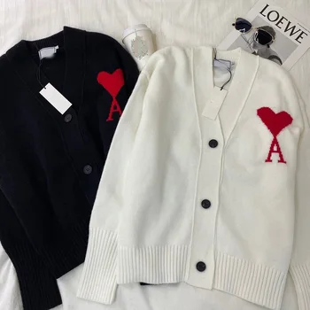 Women's Loose Heart Heart Top Sweater