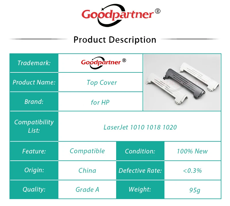 Laserjet, tampa superior, 1010, 1018, 1020 Plus, 5X, RC1-2111
