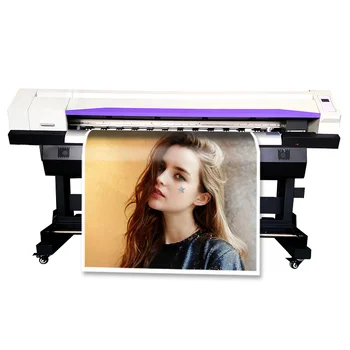 Online 5Ft Outdoor Inkjet Drucker Xp600 Kopf Große Format Solvent Drucker China Farbe Billboard Vinyl Druck Maschine