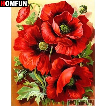 

HOMFUN Diamond Painting Cross Stitch "Flower landscape"Full Square Round Diy 5d Diamond Embroidery Picture Rhinestone Art A27182