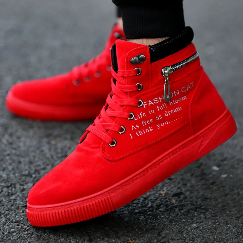 

Men Warm Winter Snow Boots casual shoes High Cut Sneakers