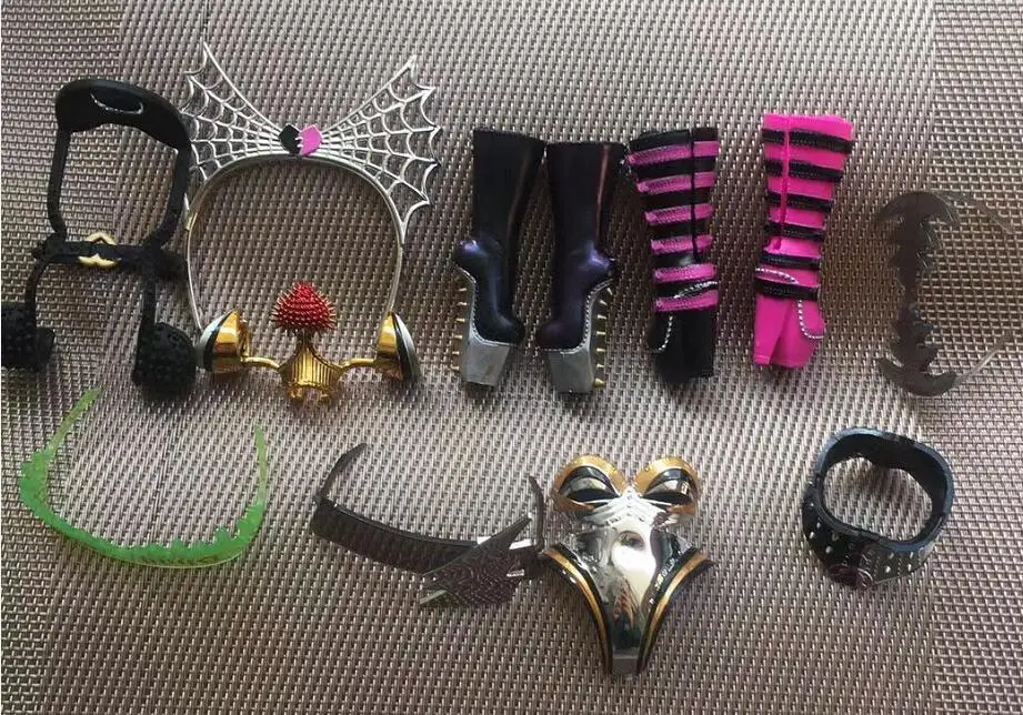 LOLS-Botas de muñeca originales, bolsas, ropa, diademas, zapatos de gafas, adornos de hermanas de moda, accesorios de muñeca OMG, banda de equipo, juguetes musicales
