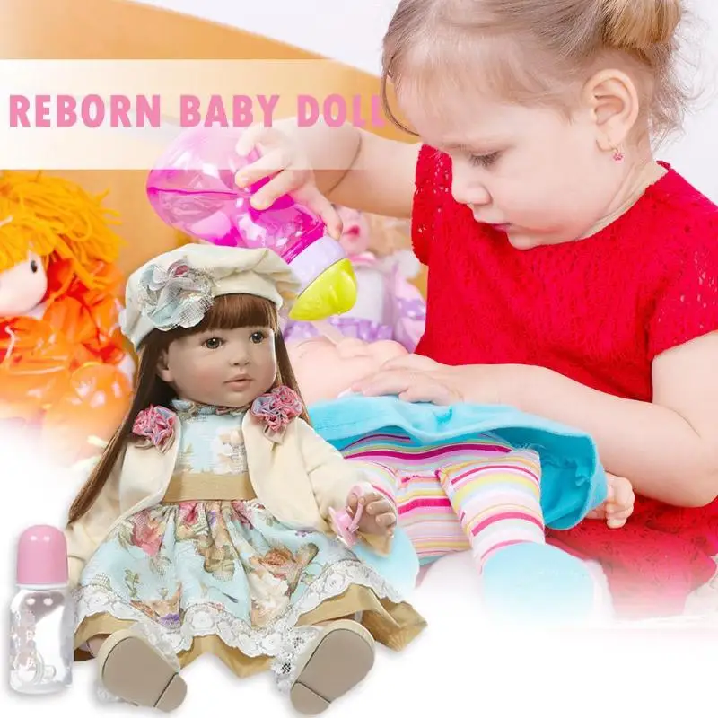 60 см кукла bebes reborn Мягкая силиконовая Кукла reborn для малышей силиконовые куклы menina рождественские подарки кукла