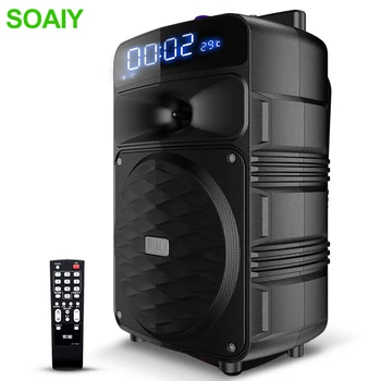 

T50 Bluetooth Trolley Speakers Large Volume Audio Home Party Performance Subwoofer Outdoor Mobile Speaker Support Wireless Mic