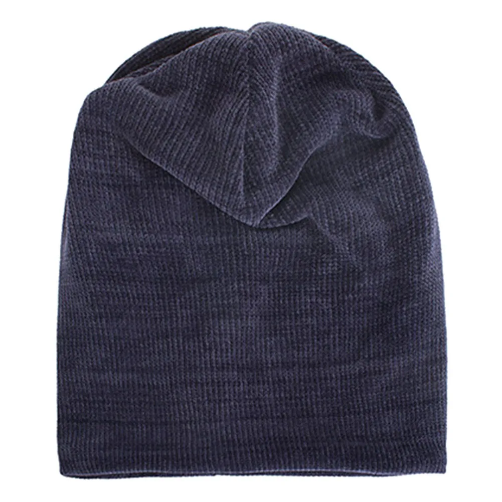 Хит, зимняя уличная Мужская одноцветная Флисовая теплая шапка, мешковатая шапка, уличные аксессуары, толстые хлопковые шапки