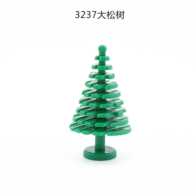 MOC Plants The Mushroom Pine Tree Flowers Building Blocks Toys for Children Assemble Blocks DIY Gifts Kids Toy 37