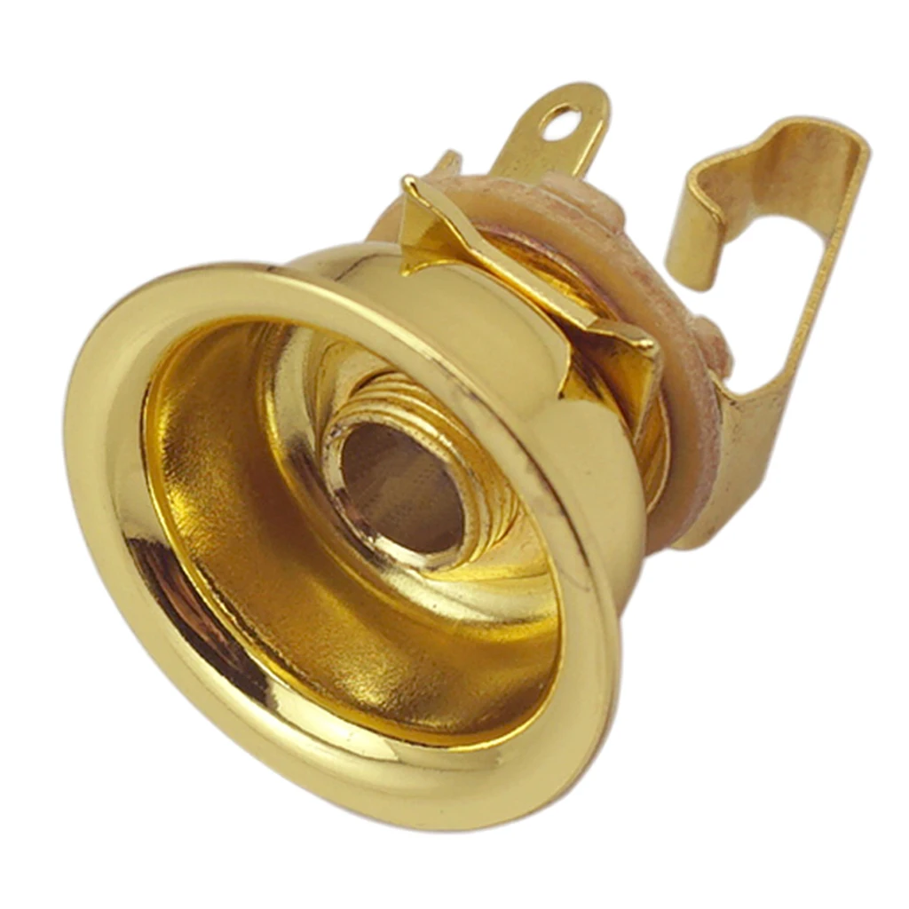 1/4inch Mono Output Jack Socket with Cover for Telecaster Electric Guitar