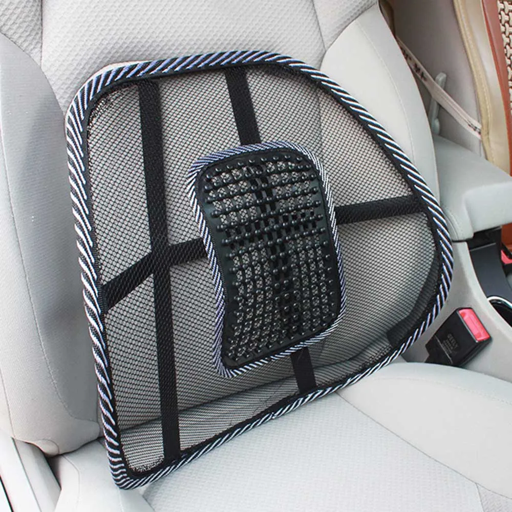 1 шт. Универсальный Автомобильный массажный стул для спины, поясничная поясная подушка, сетчатая вентиляция, подушка для дома, офиса, автомобиля